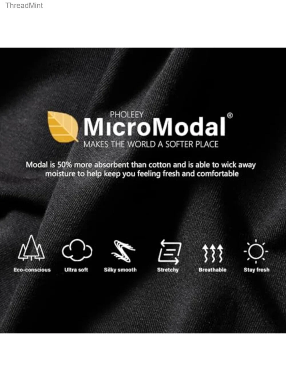 Men's Micro Modal Low Rise Bikini Briefs No Fly Pouch 4-Pack